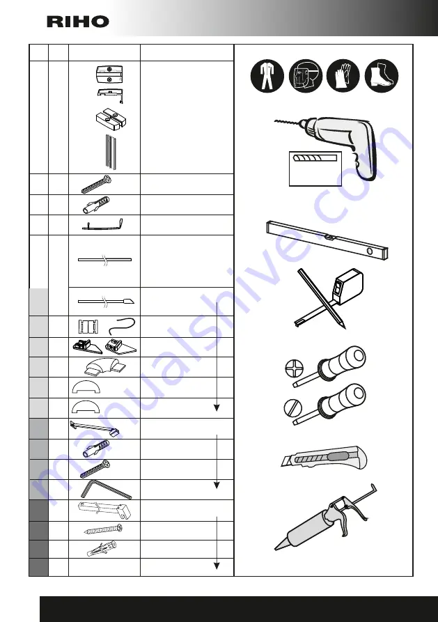 RIHO FJORD 3000 Combi 80 Manual Download Page 2