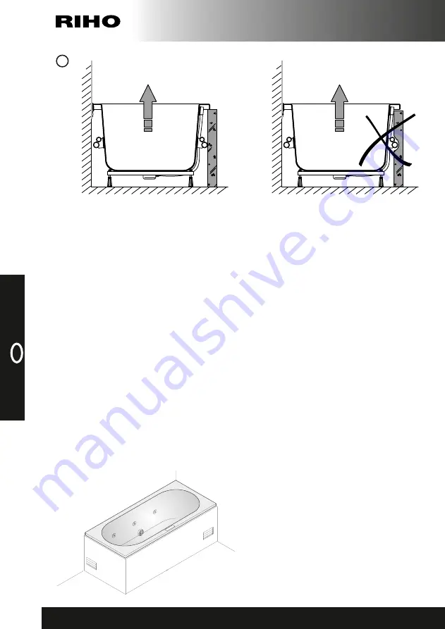 RIHO Whirlpool 10 Installation And User Manual Download Page 44