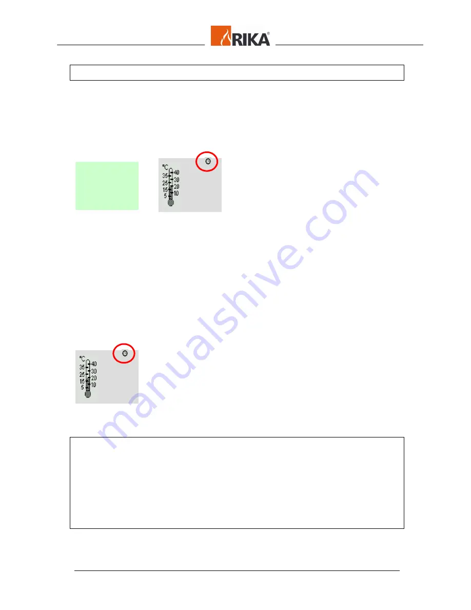 RIKA PELLET CONTROL Operating Instruction Download Page 17