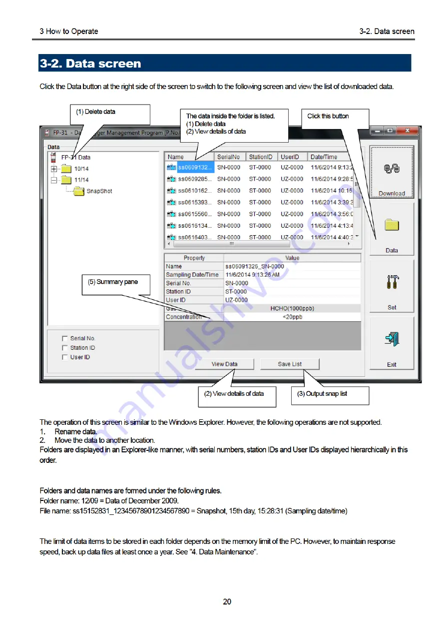 Riken Keiki FP-31 Operating Manual Download Page 20