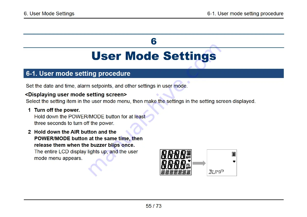 Riken Keiki GW-3 Operation Manual Download Page 55