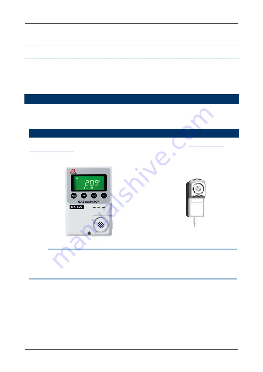 Riken Keiki OX-600 Operating Manual Download Page 7