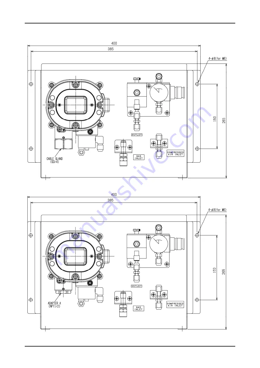 Riken Keiki SD-1DRI-AS Operating Manual Download Page 54