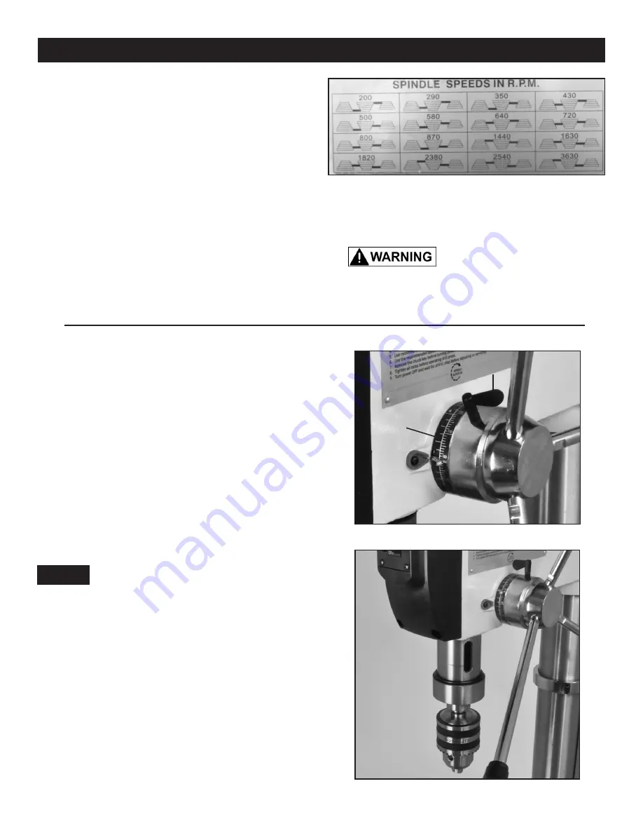 Rikon Power Tools 30-230 Operator'S Manual Download Page 13