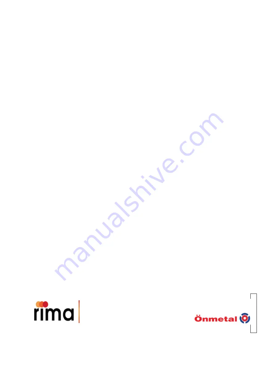 Rima ONGAS MEGA 05 Installation Manual Download Page 60