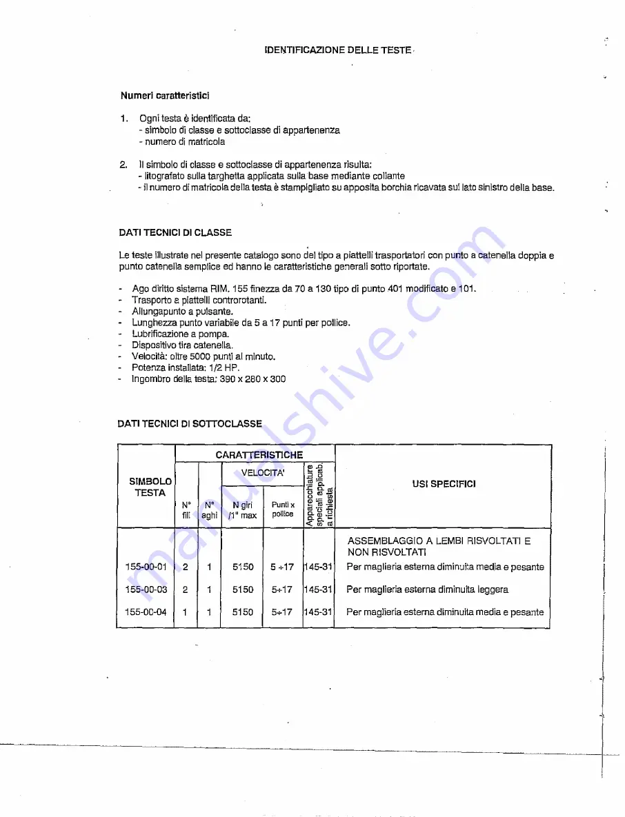 Rimoldi Necchi 155-00-01 Maintenance Handbook Download Page 2