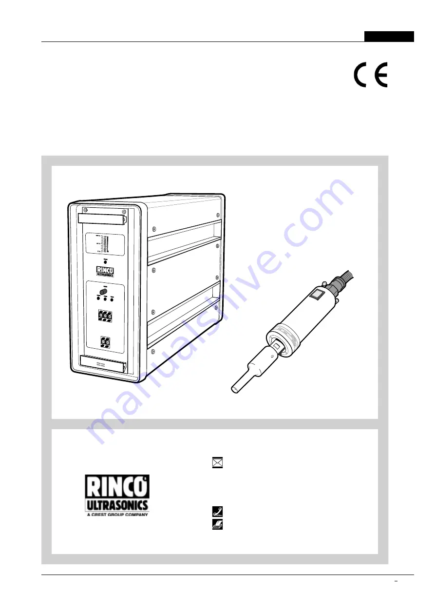 RINCO ULTRASONICS AG HW35-3 Скачать руководство пользователя страница 1