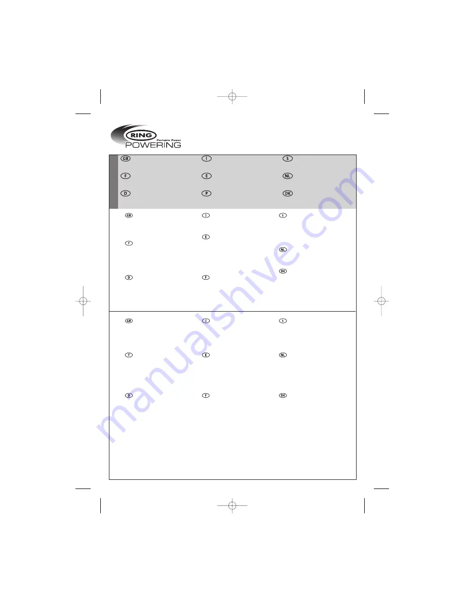 ring PowerSourceProRINV1100 Instruction Manual Download Page 12