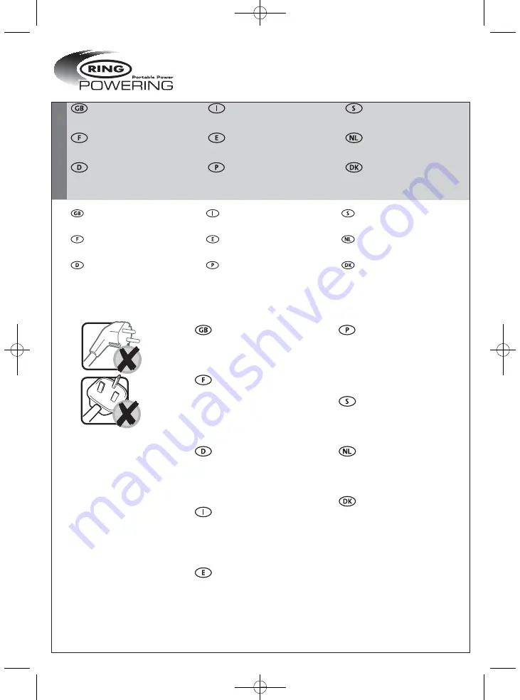 ring WorkShopCharge12 RCB312 Скачать руководство пользователя страница 14