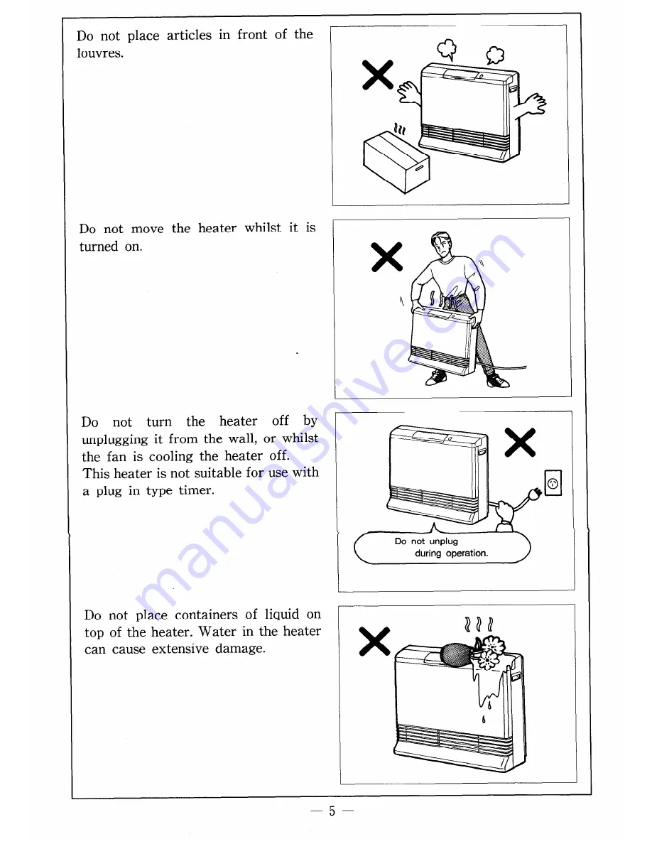 Rinnai Convector 417 Customer'S Operating Information And Installation Instructions Download Page 6