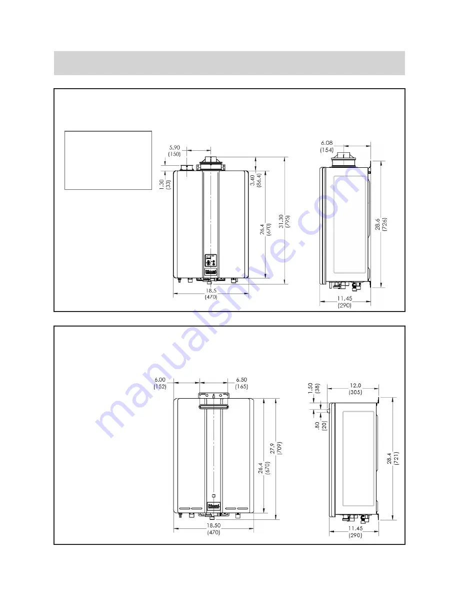 Rinnai CU160e Installation And Operation Manual Download Page 13