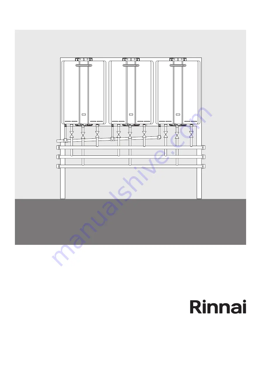 Rinnai HD210E Operation & Installation Manual Download Page 1