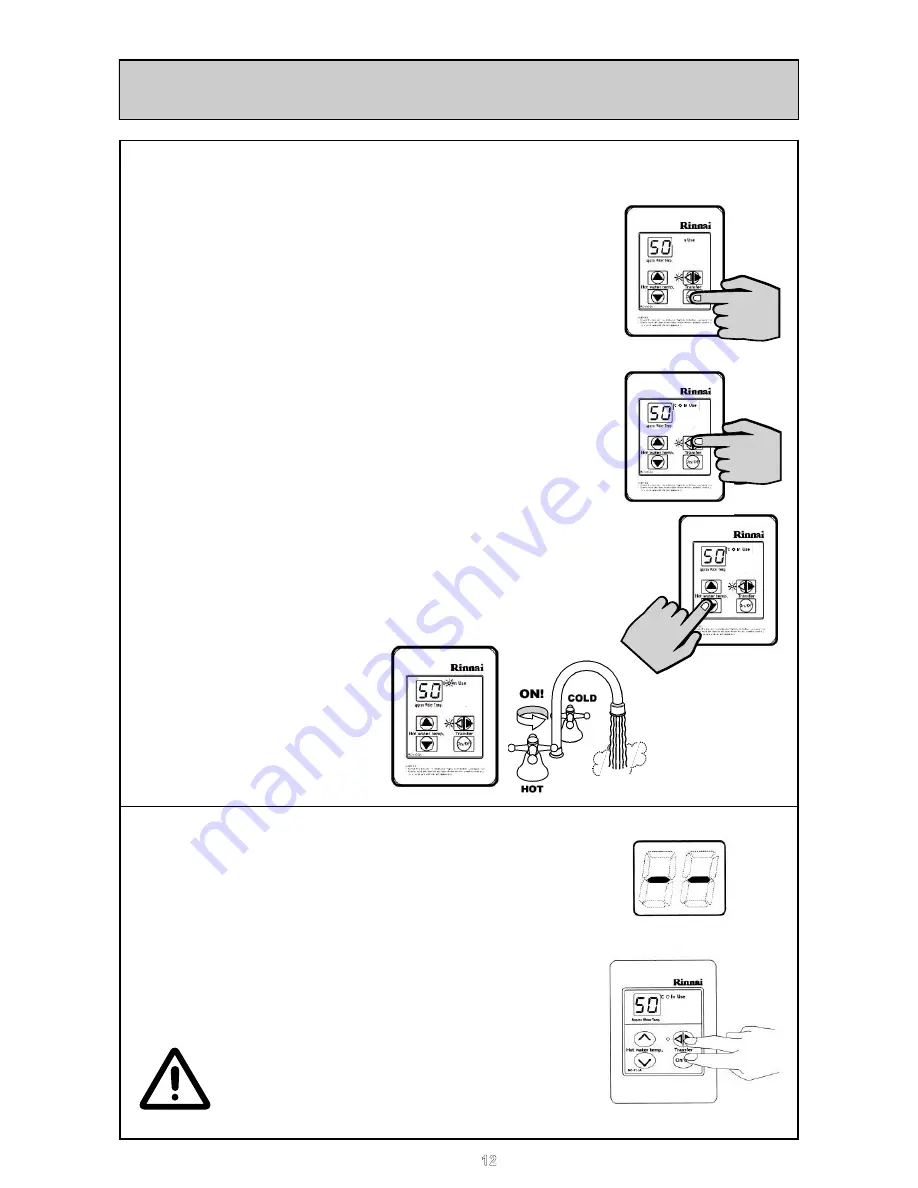 Rinnai Infinity 11e Service Manual Download Page 12