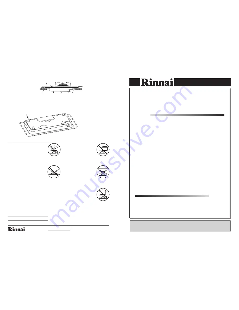 Rinnai RB-7502D-SSS Instruction Manual Download Page 1