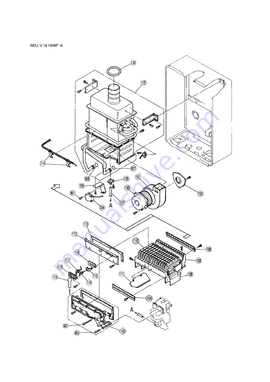 Rinnai REU-V1616WF Service Manual Download Page 48