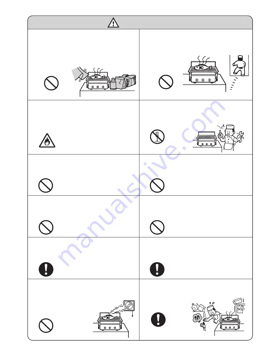 Rinnai RGA-404B RGA-406BRGA-408B Operation Manual Download Page 4