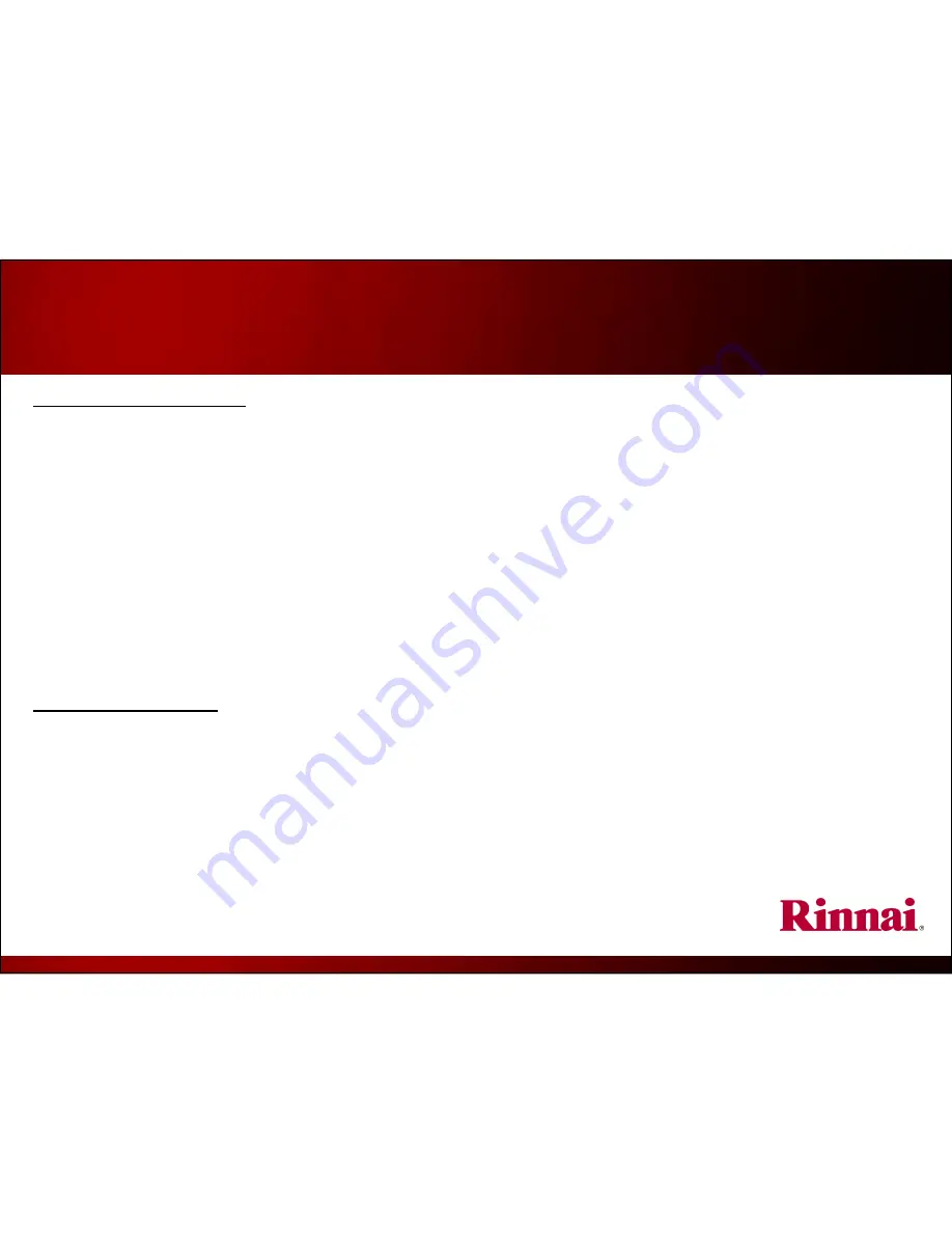 Rinnai RH180 Installation Fundamentals Download Page 23