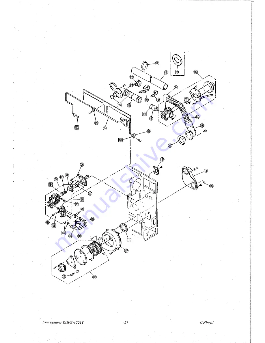 Rinnai RHFE-1004T Service Manual Download Page 60