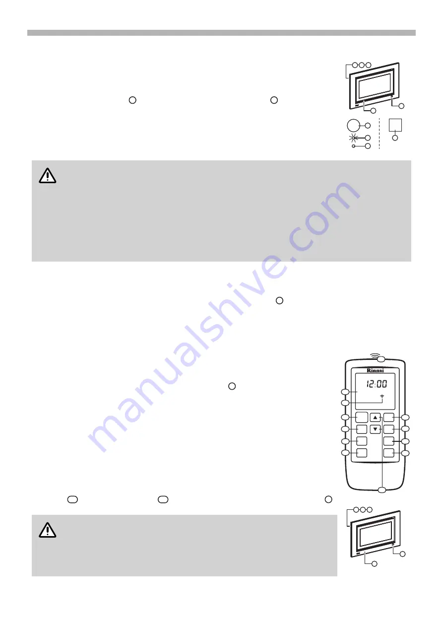 Rinnai RHFE-1250ETR Operation & Installation Manual Download Page 10