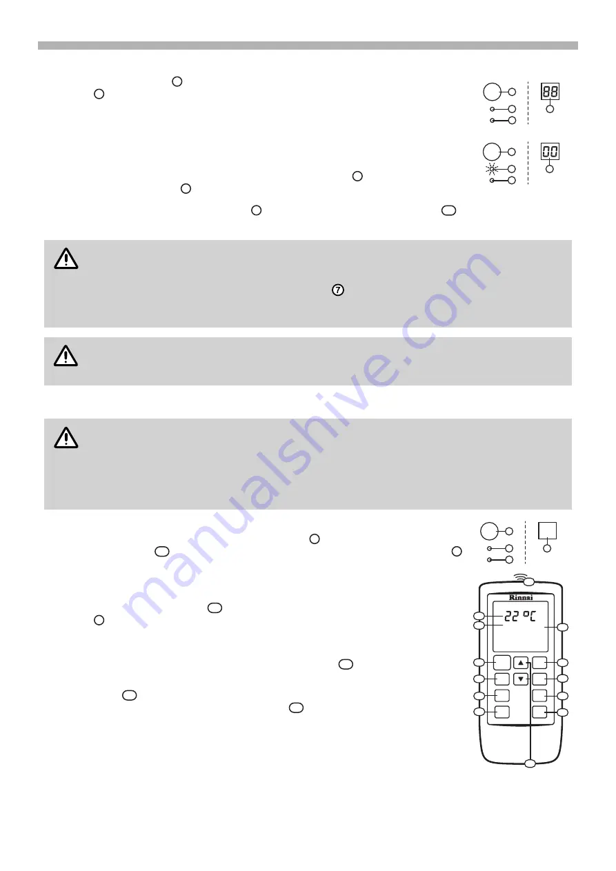 Rinnai RHFE-1250ETR Operation & Installation Manual Download Page 11