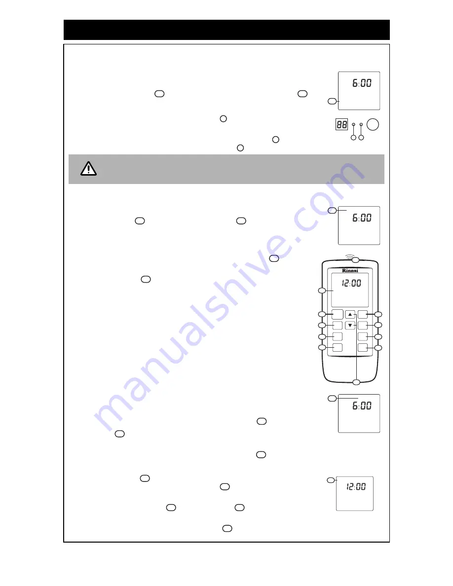 Rinnai RHFE-752ETR Скачать руководство пользователя страница 15