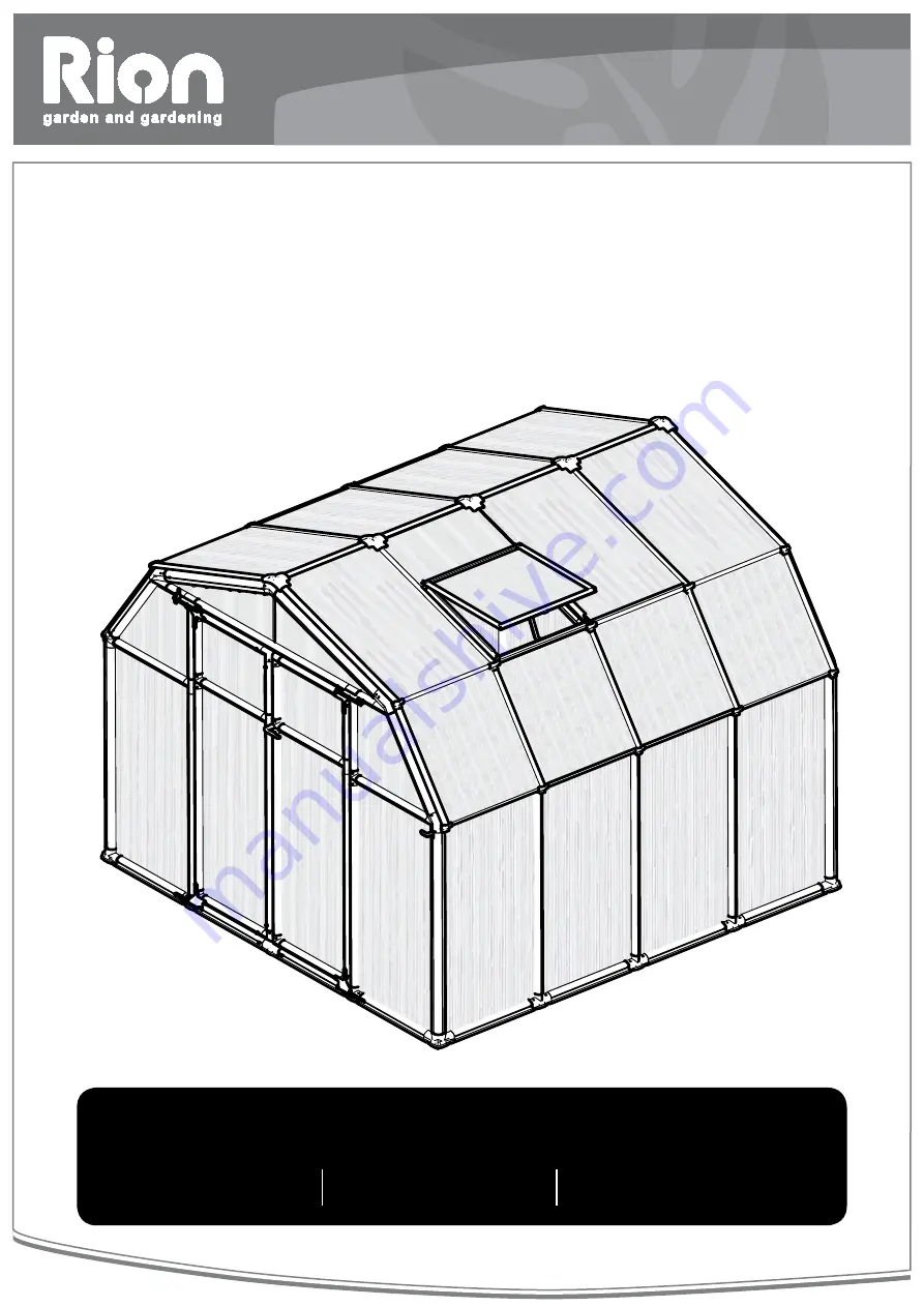 Rion Hobby Gardener Assembly Instructions Manual Download Page 1