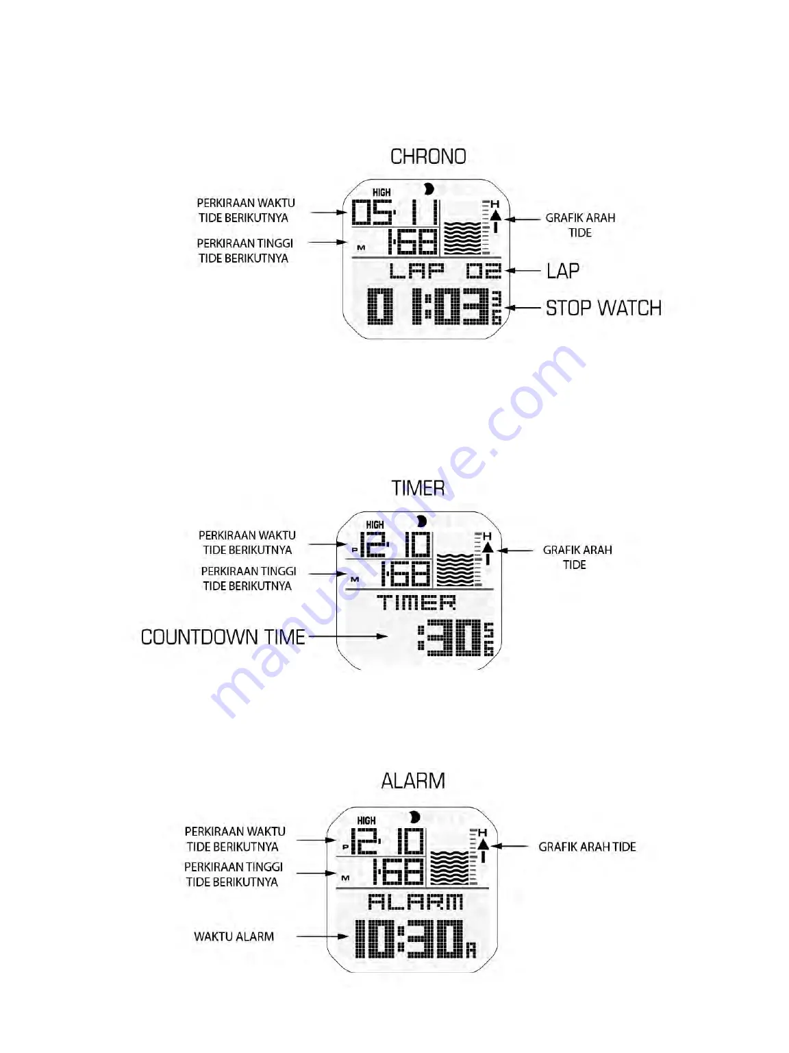 Rip curl World Tide & Time Manual Download Page 58