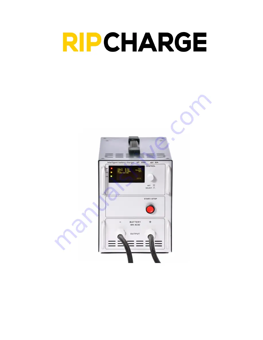 RIPCHARGE AP-3000 Pb Instructions For Use Manual Download Page 1