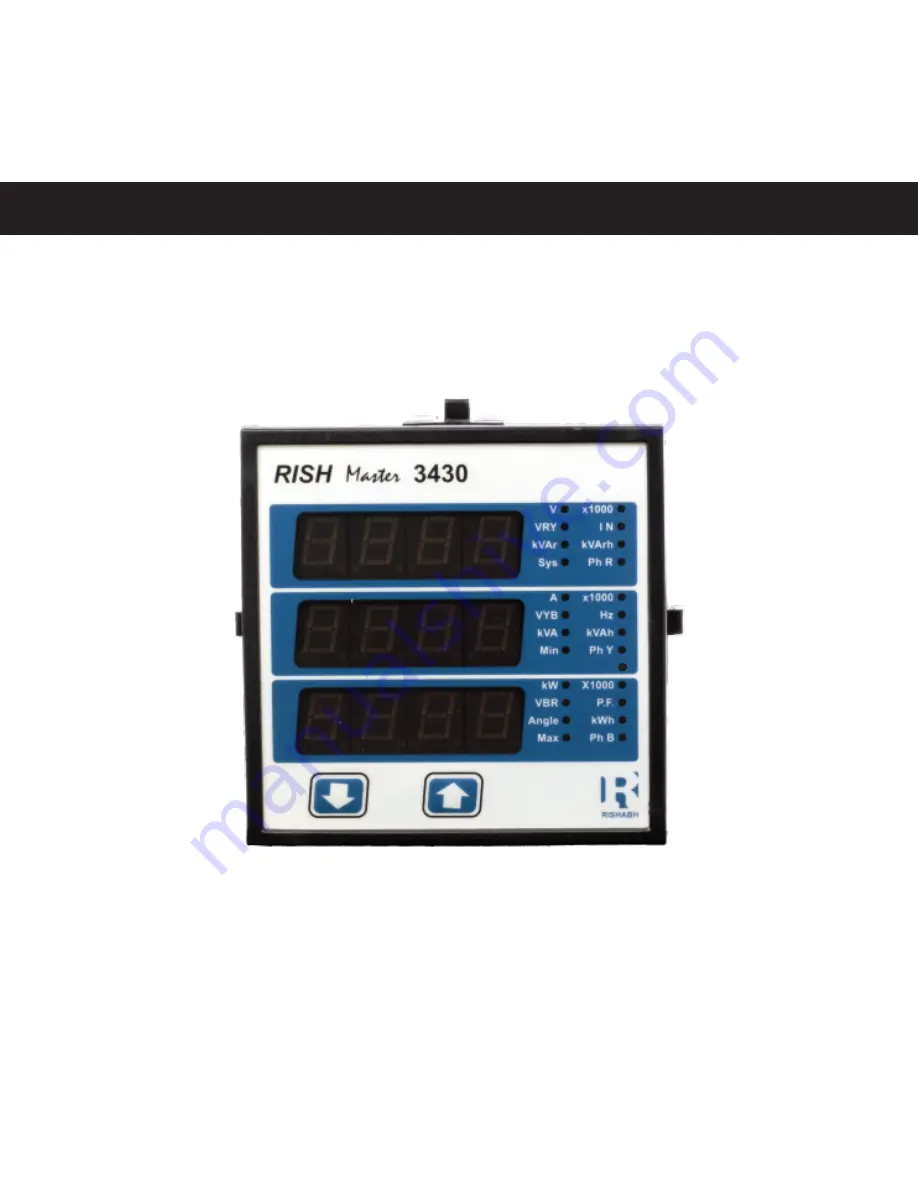 Rish Master 3430 Operating Manual Download Page 1