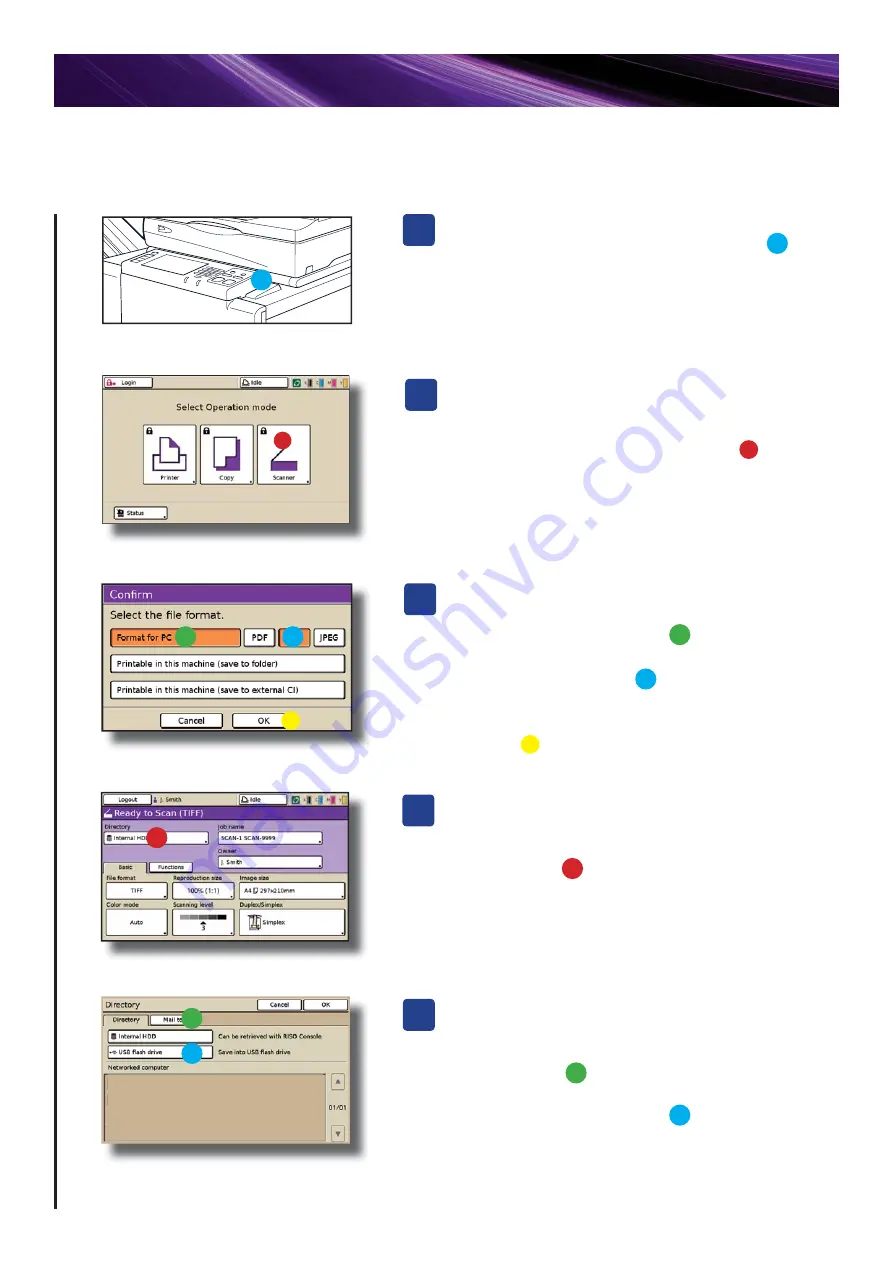 Riso Comcolor X1 Series Getting Started Manual Download Page 6