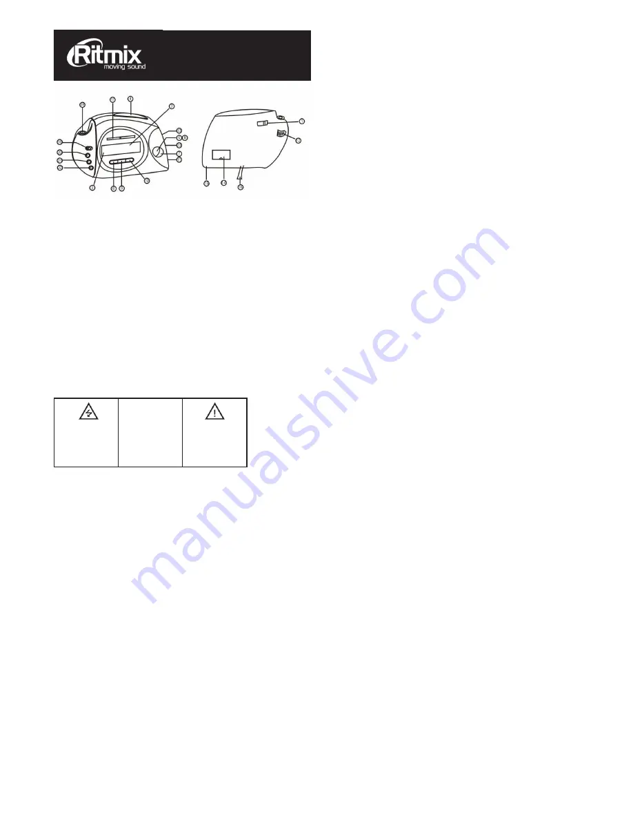 Ritmix RRC-1005 Скачать руководство пользователя страница 1