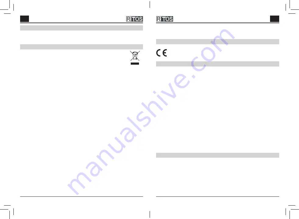 Ritos 7060110A Operation And Maintenance Manual Download Page 8