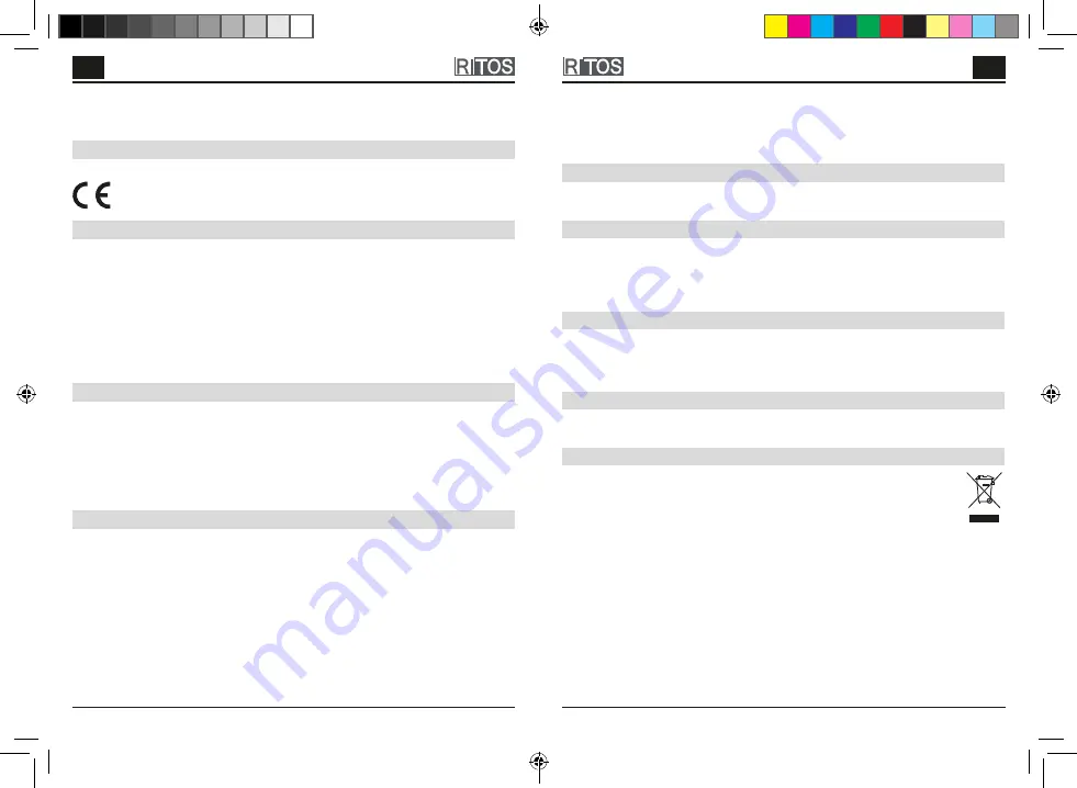 Ritos A1D08B1 Manual Download Page 21