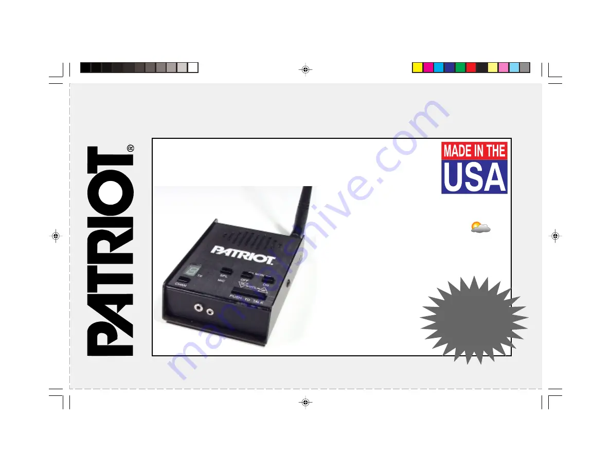 Ritron Patriot PBS-446D Operating Instructions Manual Download Page 2