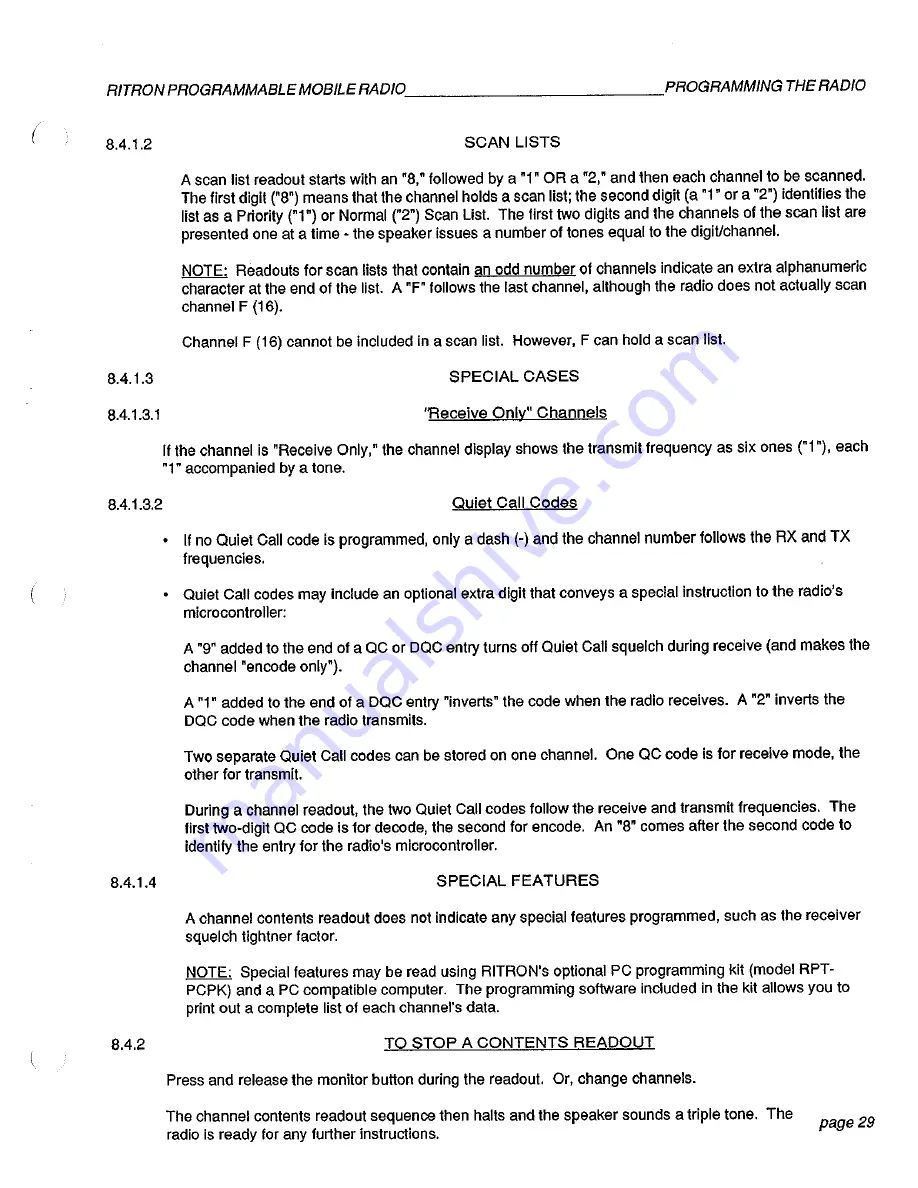 Ritron RPM-150 Maintenance/Repair/Operating Manual Download Page 36