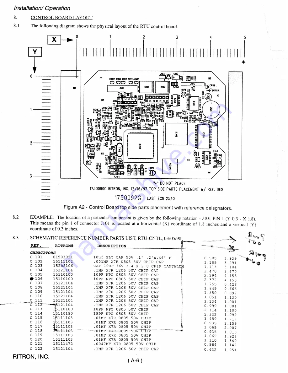 Ritron RTU-150 Technical Manual Download Page 12