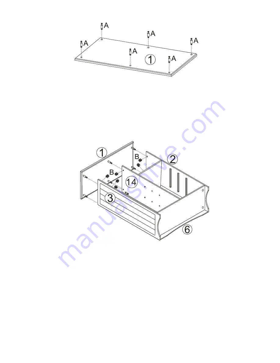 RiverRidge ASHLAND SINGLE DOOR / 3 DRAWER CABINET Assembly Instructions Manual Download Page 7