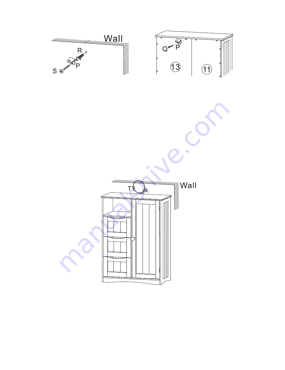 RiverRidge ASHLAND SINGLE DOOR / 3 DRAWER CABINET Assembly Instructions Manual Download Page 10