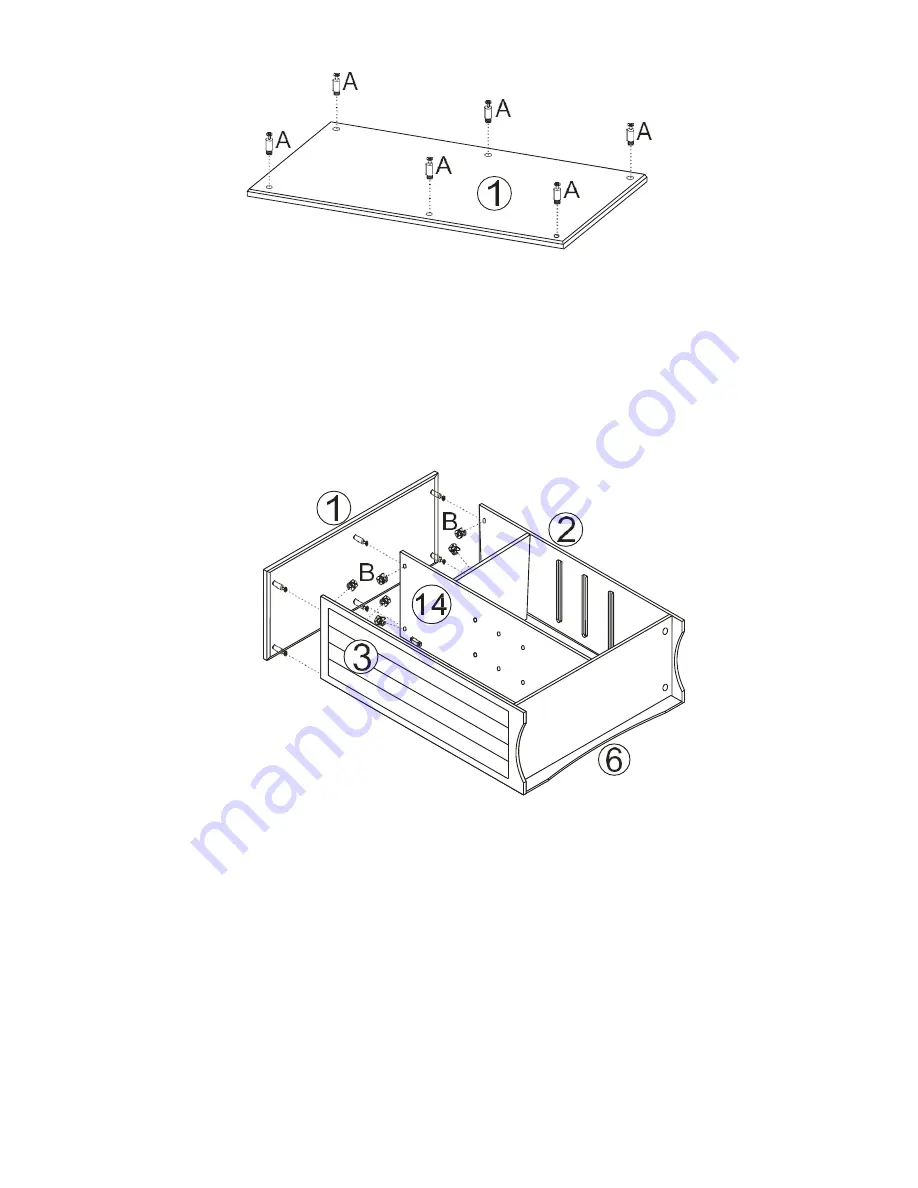 RiverRidge ASHLAND SINGLE DOOR / 3 DRAWER CABINET Assembly Instructions Manual Download Page 18