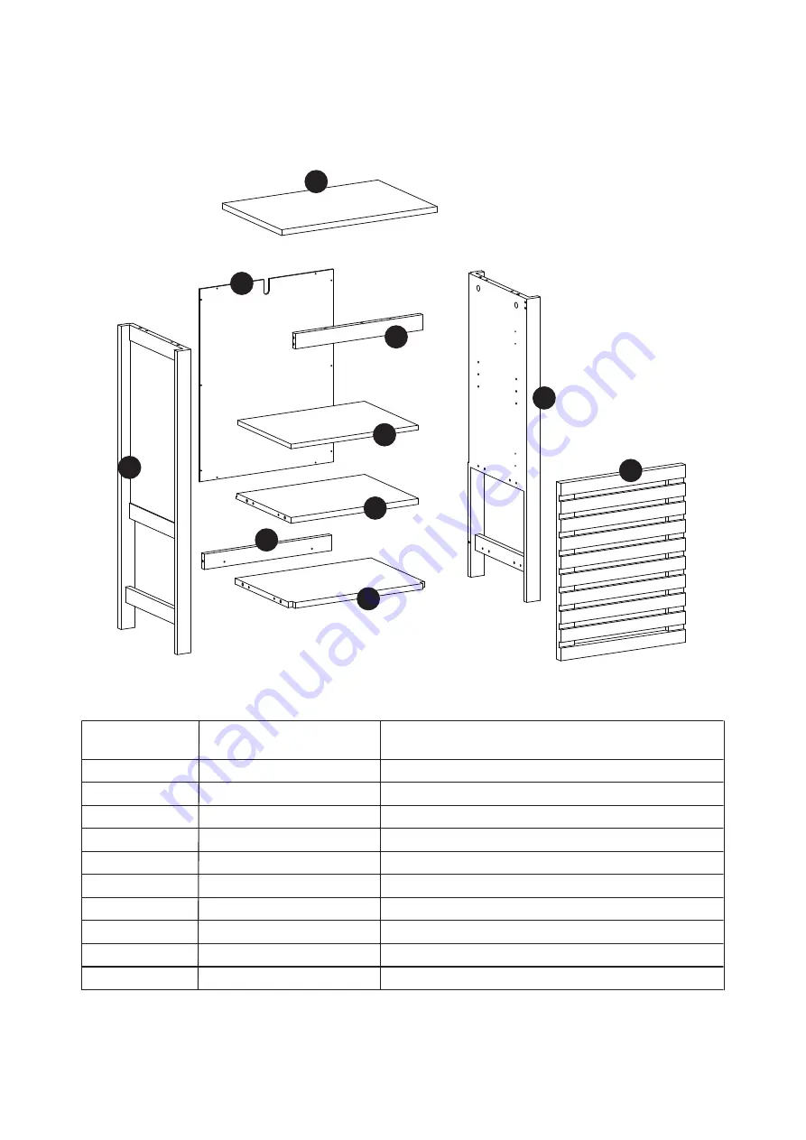 RiverRidge Bayfield 06-113 Assembly Instructions Manual Download Page 3