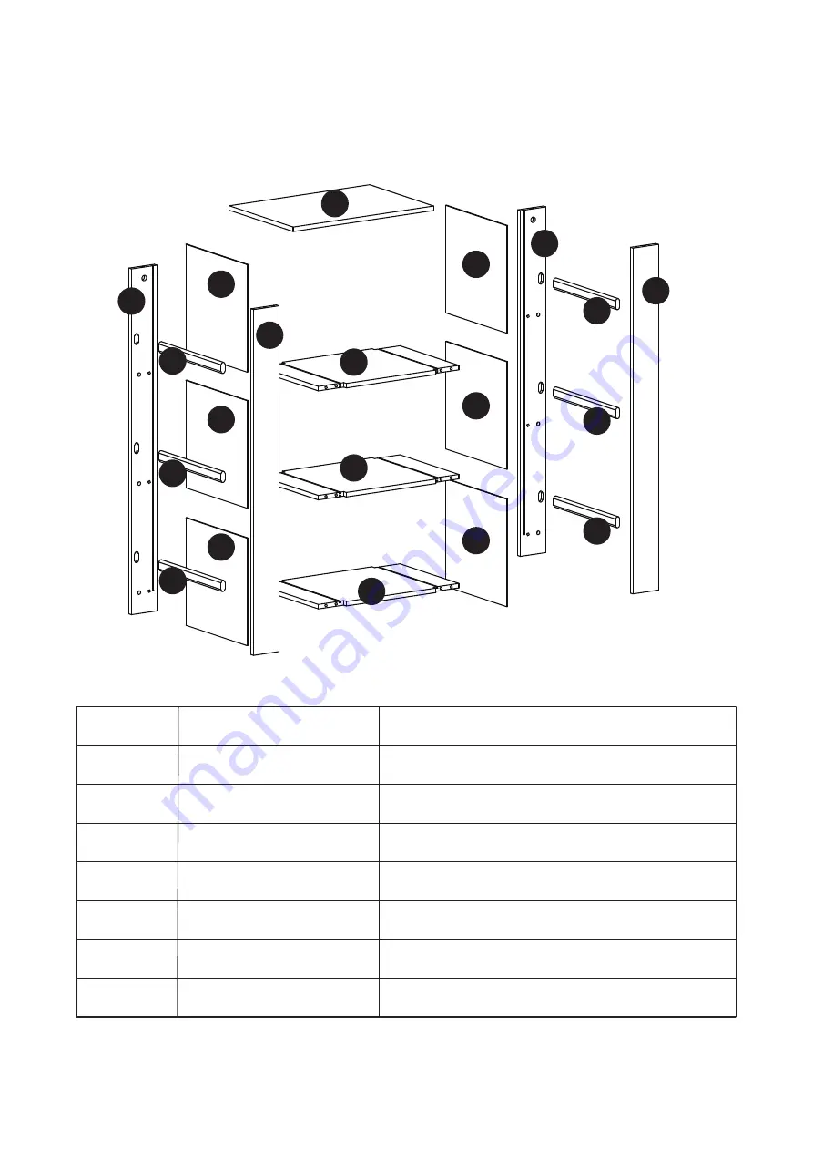 RiverRidge Book Nook 02-161 White Assembly Instructions Manual Download Page 3