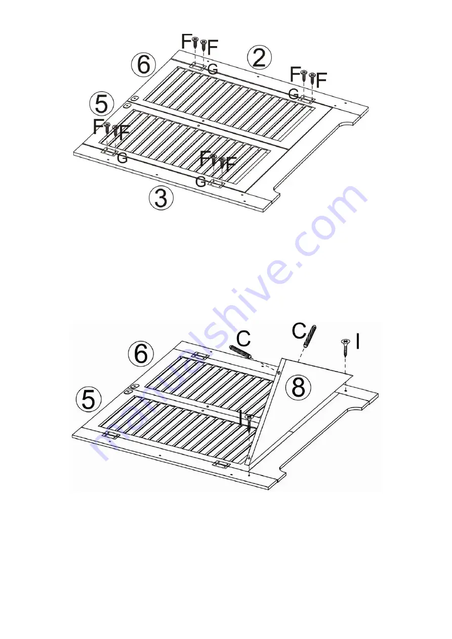 RiverRidge Ellsworth Tall Corner Cabinet 06-027 Assembly Instructions Manual Download Page 21