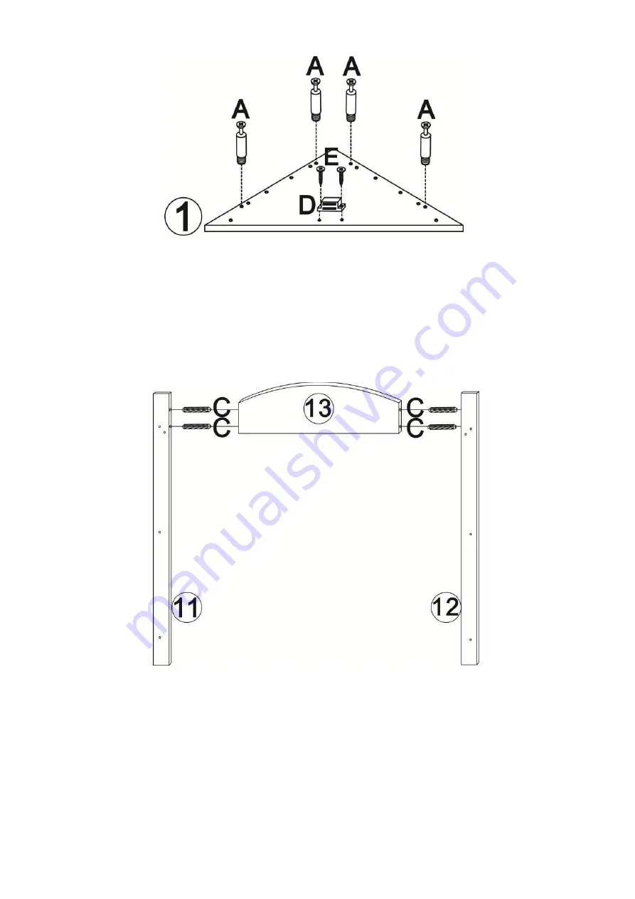 RiverRidge Ellsworth Tall Corner Cabinet 06-027 Assembly Instructions Manual Download Page 23