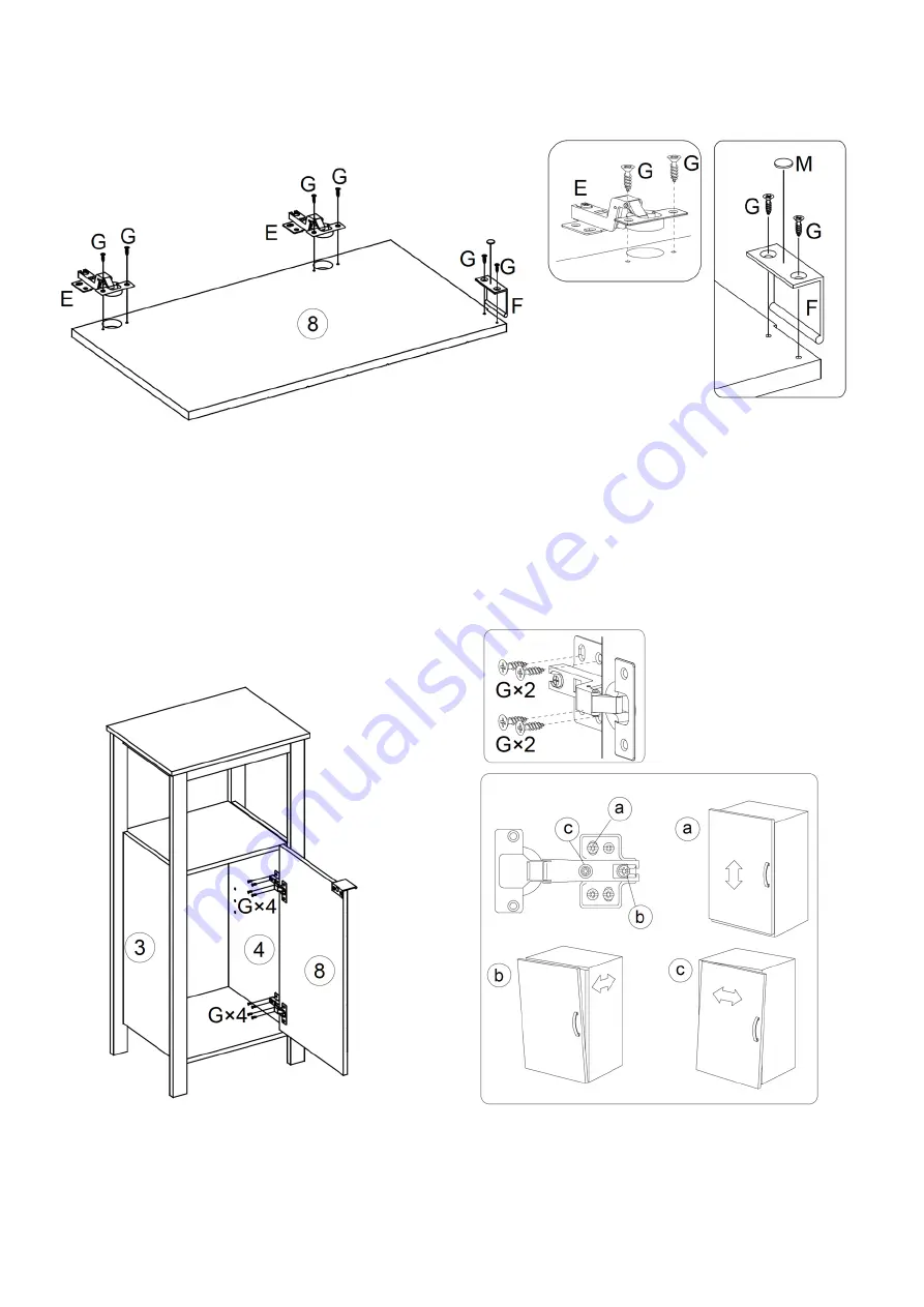 RiverRidge Madison 06-111 Assembly Instructions Manual Download Page 7