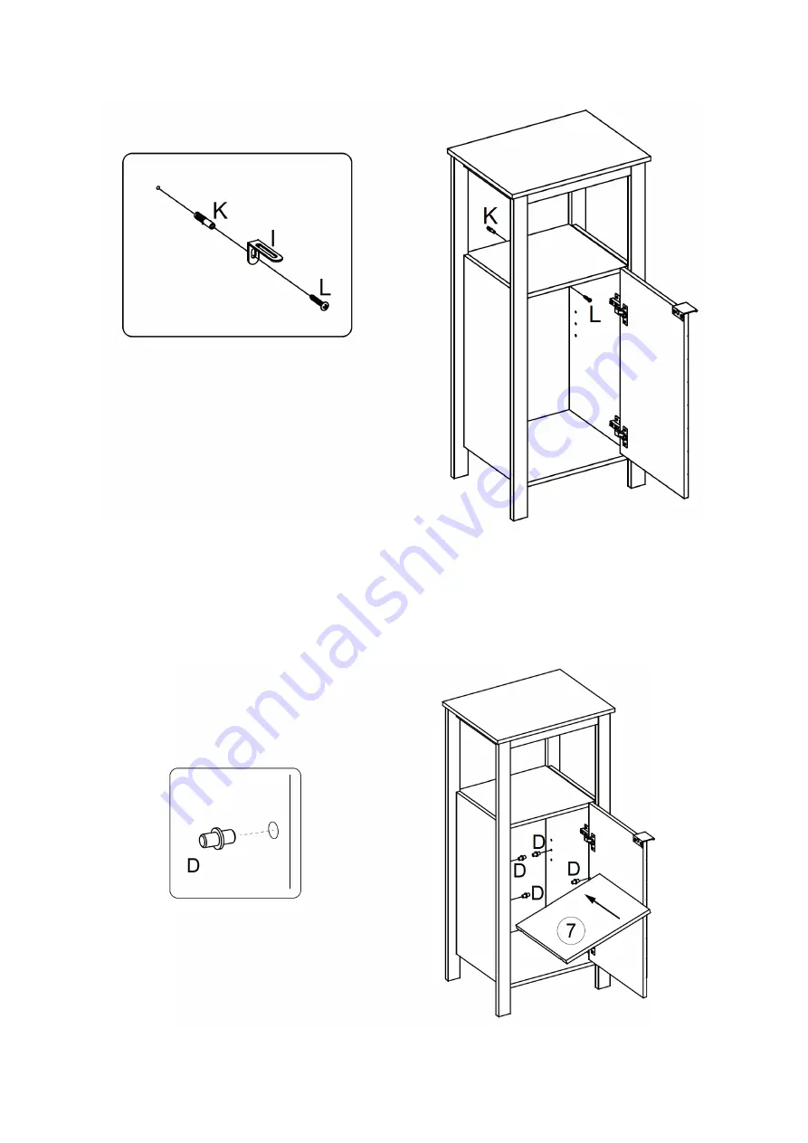 RiverRidge Madison 06-111 Assembly Instructions Manual Download Page 8