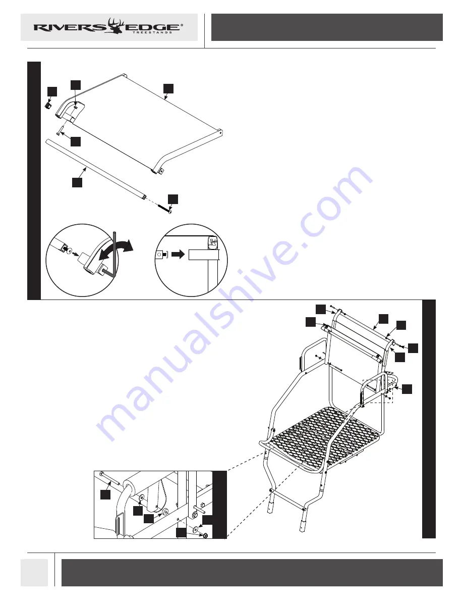 Rivers Edge Treestands RE658 Скачать руководство пользователя страница 10