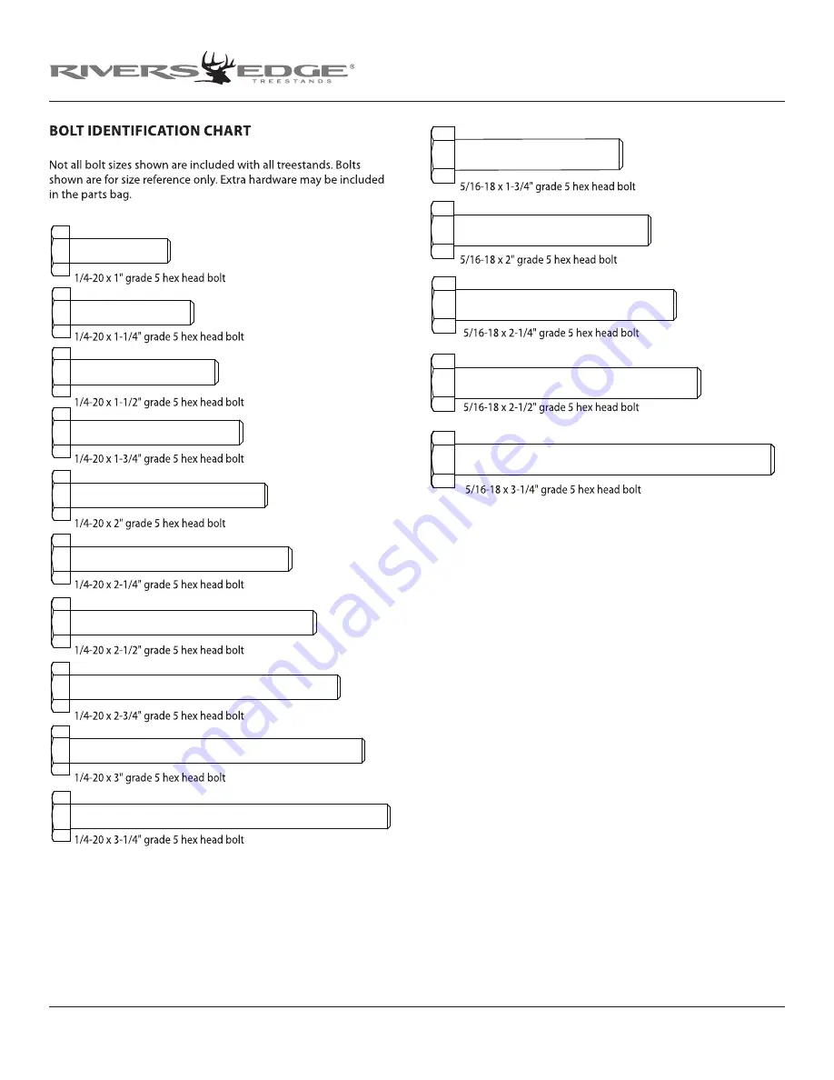 Rivers Edge Comfort Tree Seat RE770 Operator'S Manual Download Page 7