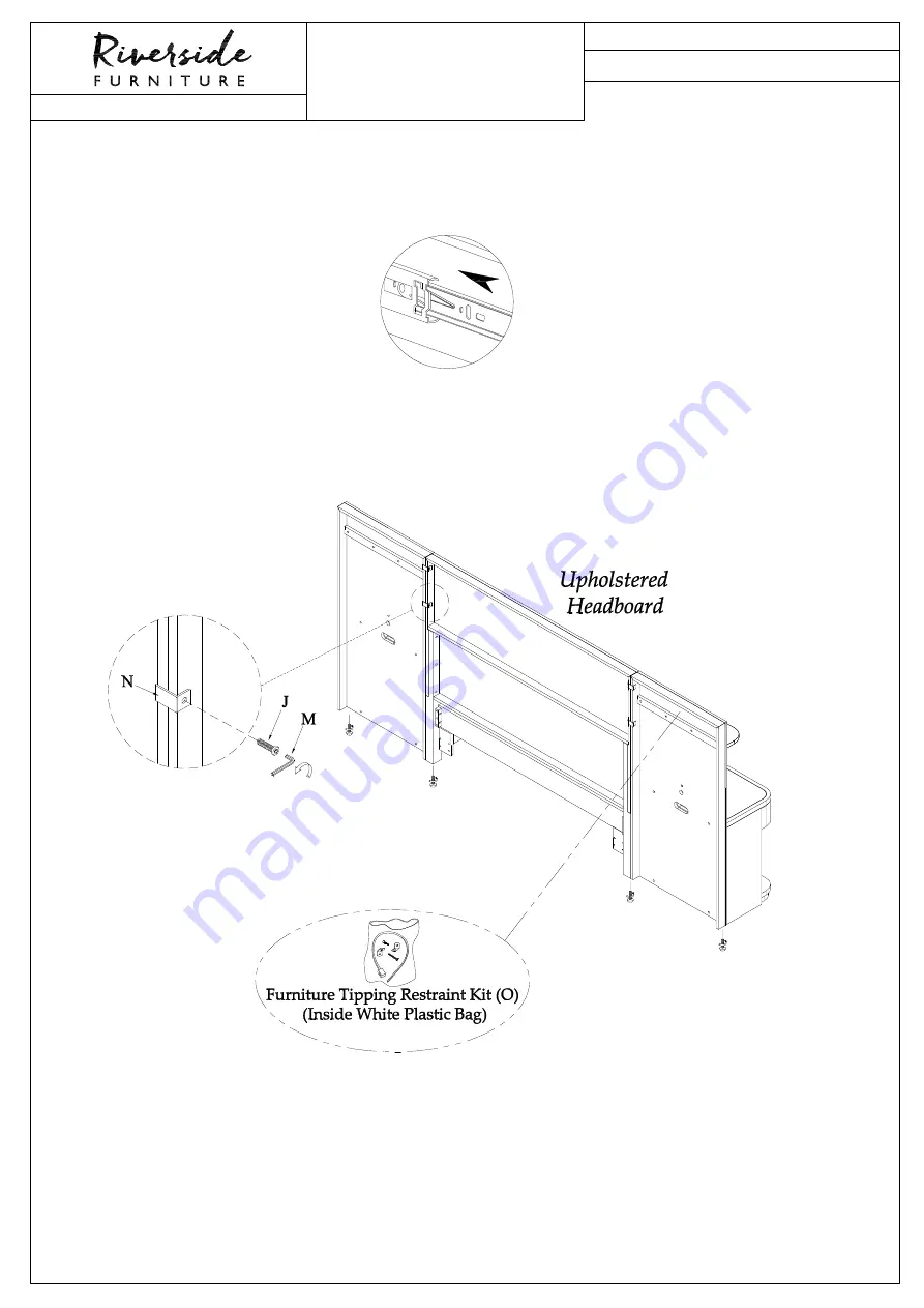 Riverside Furniture Precision Bed Room 21879 Скачать руководство пользователя страница 4