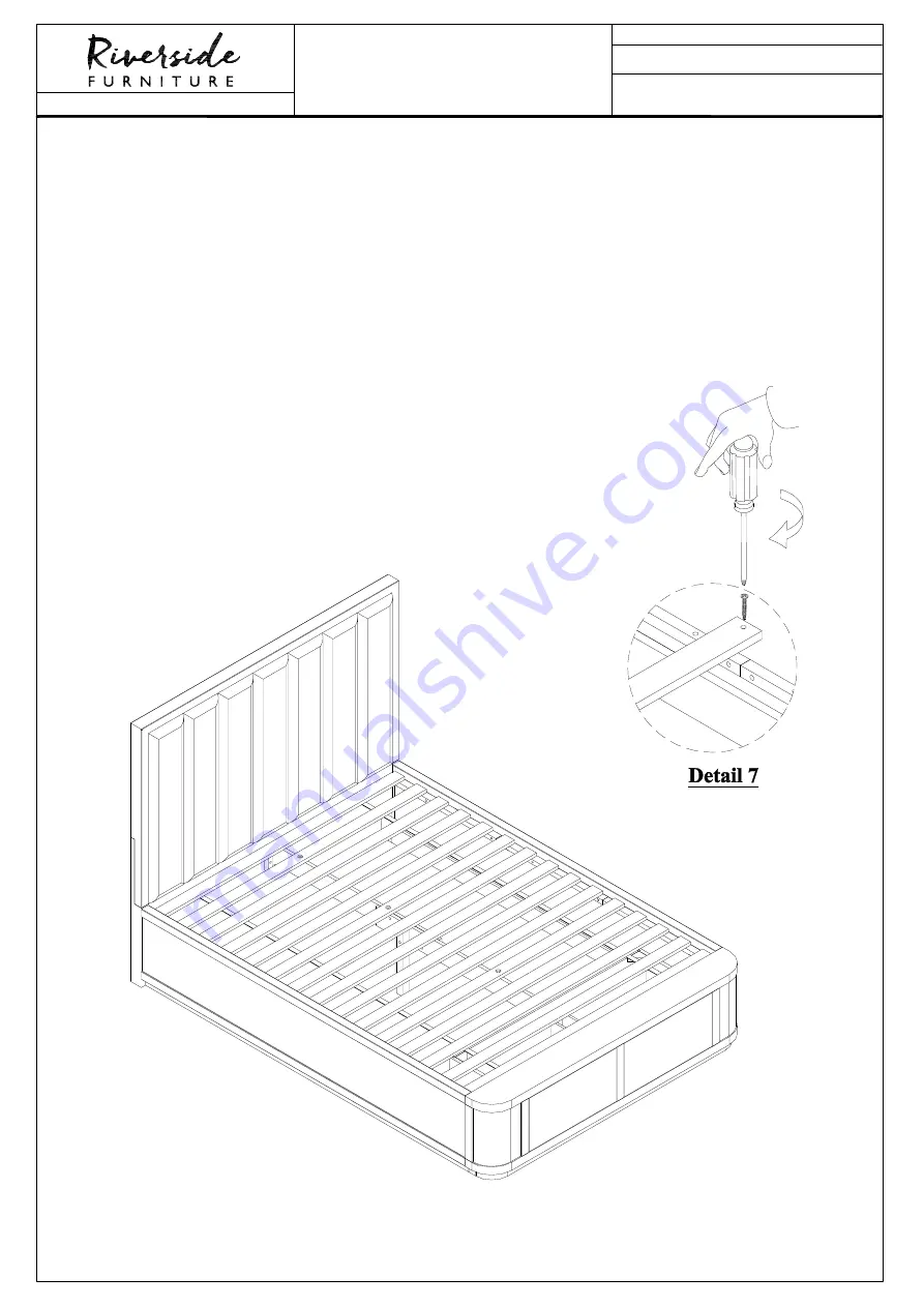 Riverside Furniture Precision Queen Bed Скачать руководство пользователя страница 5