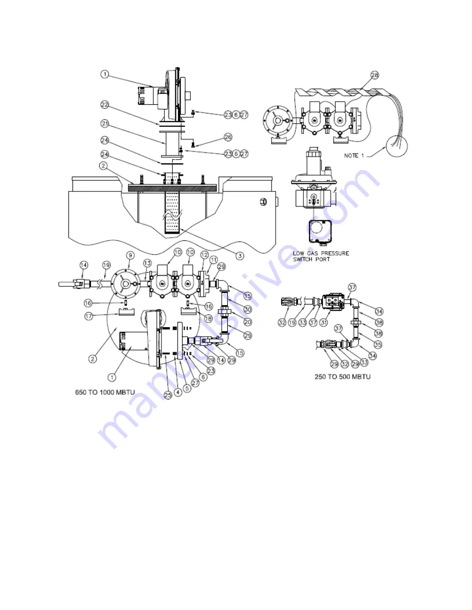 Riverside Hydronics 1500 WB 250A-IF Installation & Maintenance Manual Download Page 34